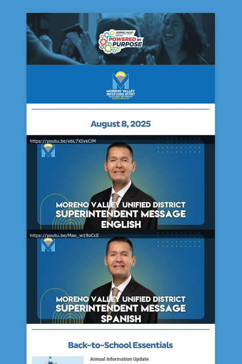 Weekly Update: August 8, 2025