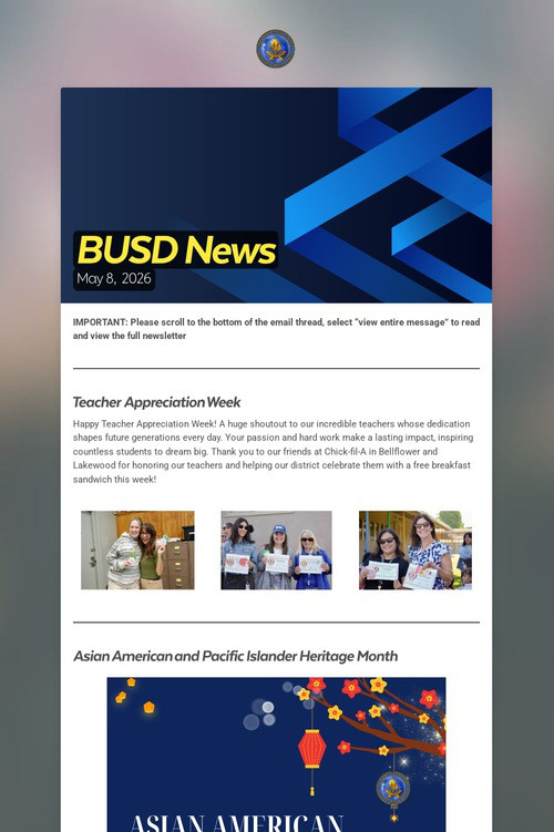 BUSD News