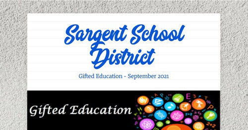 Sargent School District