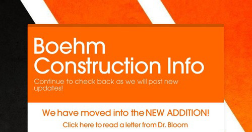 Boehm Construction Info 22-23