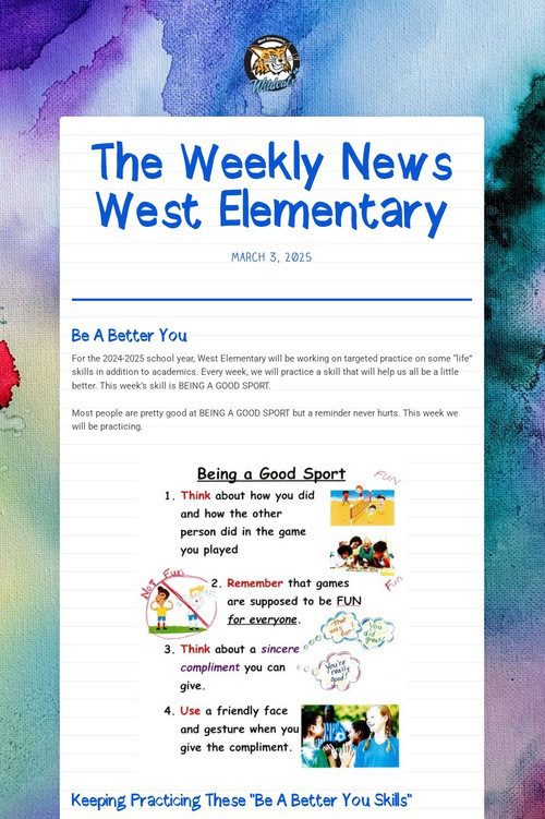 The Weekly News West Elementary