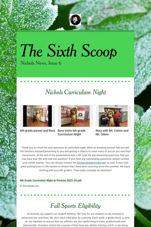 The Sixth Scoop