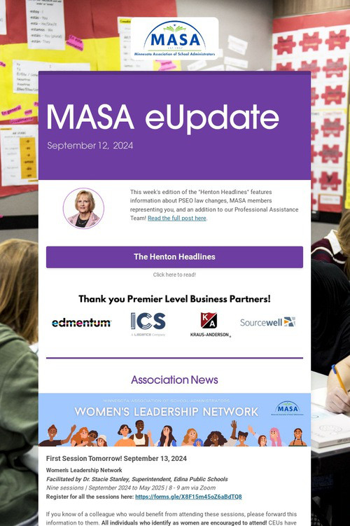 MASA eUpdate