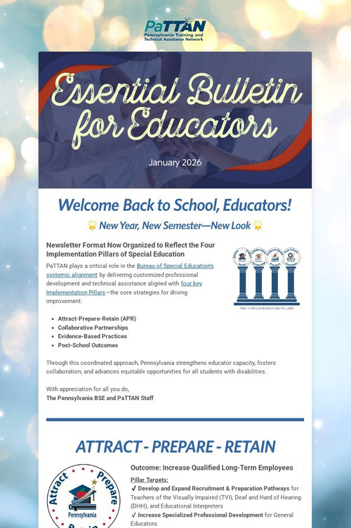 Essential Bulletin for Educators
