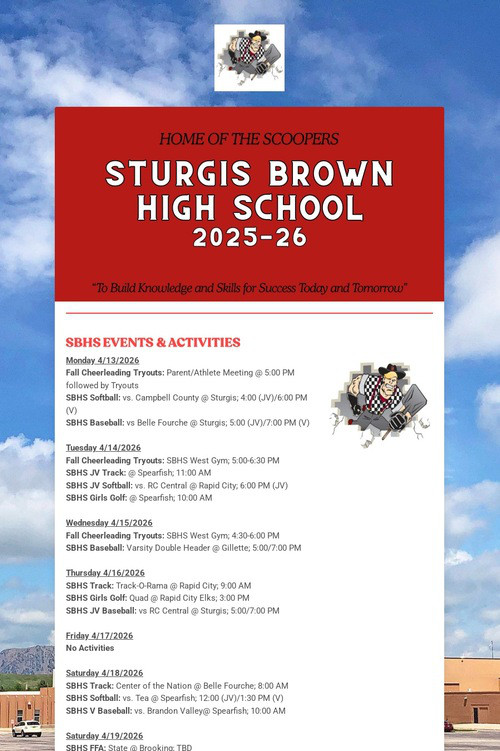 STURGIS BROWN HIGH SCHOOL