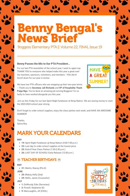 Benny Bengal's News Brief