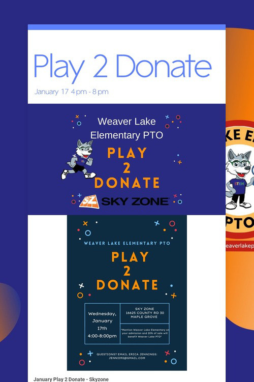 Play 2 Donate