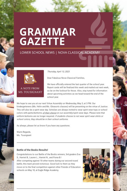 GRAMMAR GAZETTE