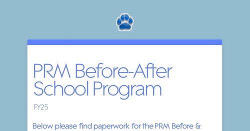 PRM Before-After School Program