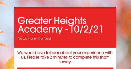 Greater Heights Academy - 10/4/21
