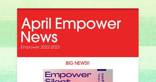 April Empower News