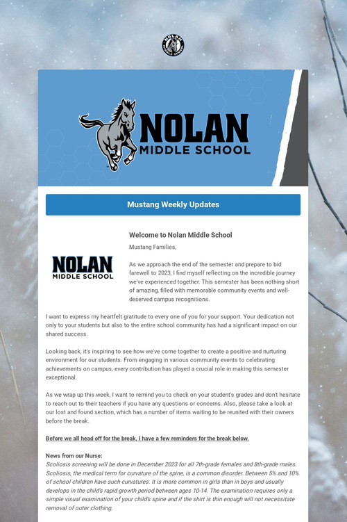 Weekly Update