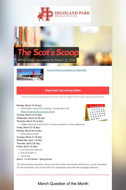The Scot's Scoop