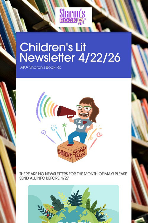 Children's Lit Newsletter 4/22/26