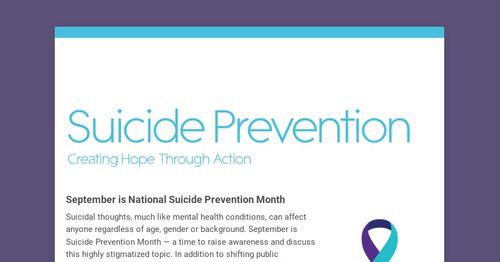Suicide Prevention