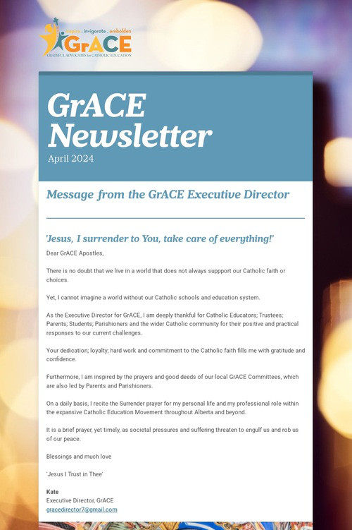 GrACE Newsletter