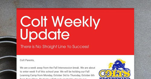 Colt Weekly Update