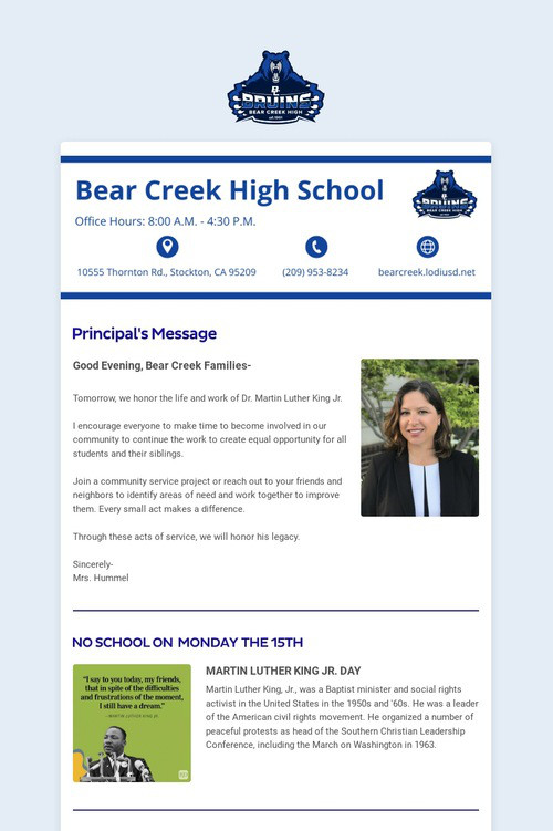 01/14/2024 BCHS Weekly Newsletter