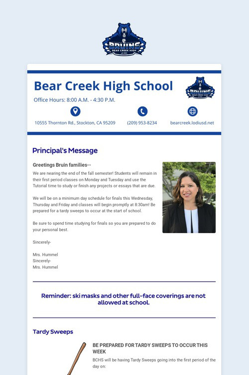 12/17/2023 BCHS Weekly Newsletter