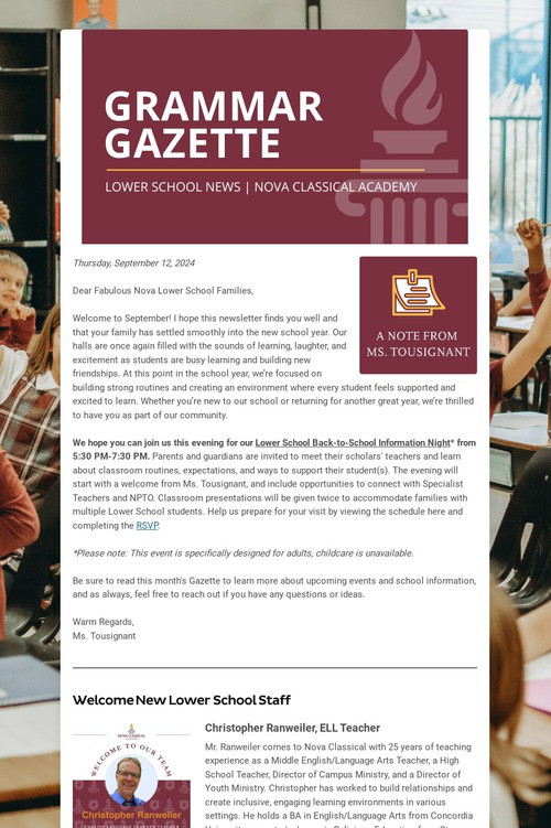 GRAMMAR GAZETTE