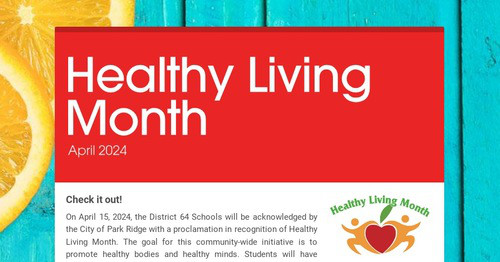 Healthy Living Month