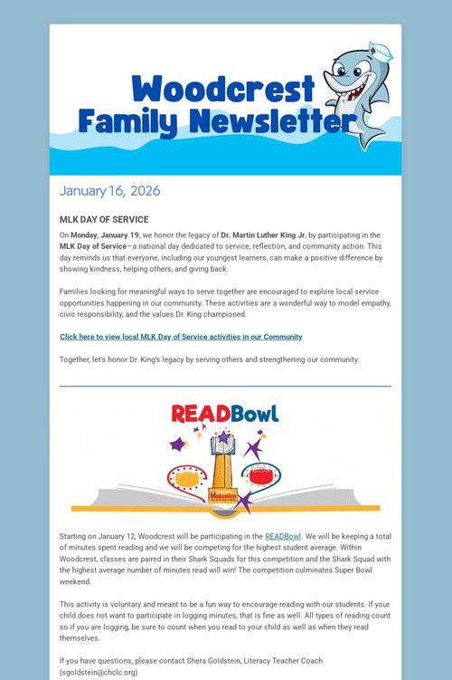 Family Newsletter