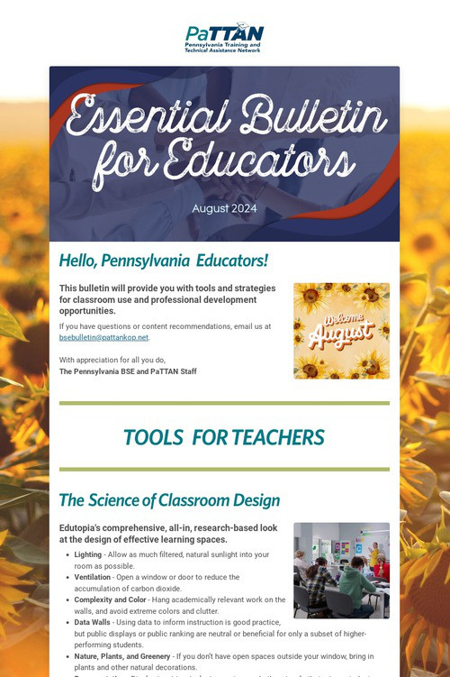 Essential Bulletin for Educators