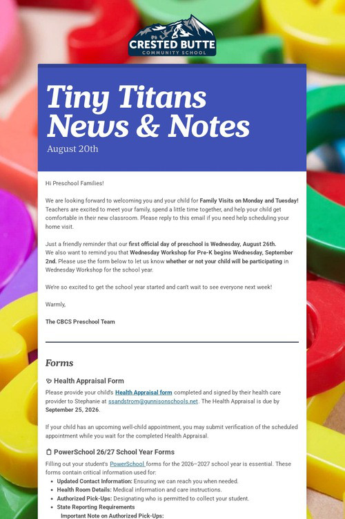 Tiny Titans News & Notes