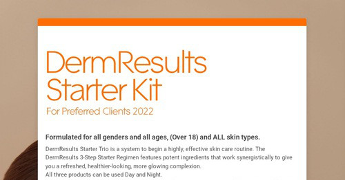DermResults Starter Kit
