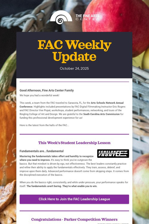FAC Weekly Update