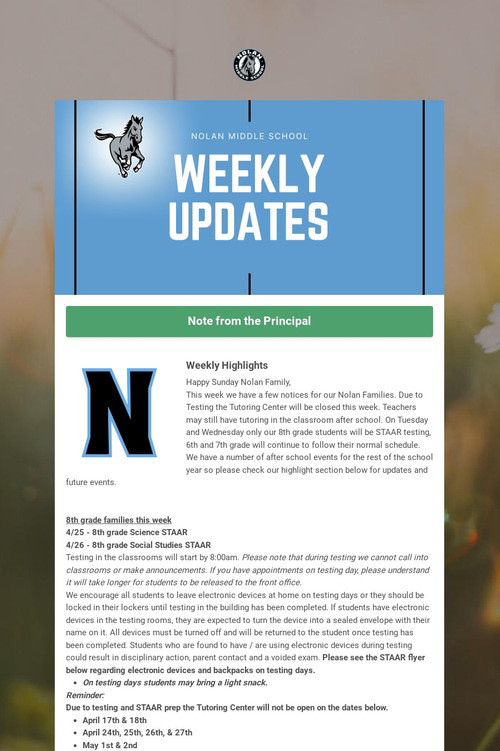 School Update
