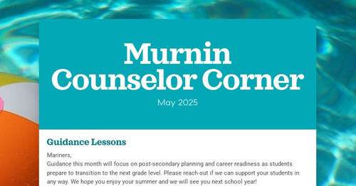 Murnin Counselor Corner
