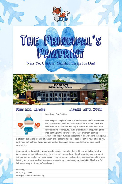 The Principal's Pawprint
