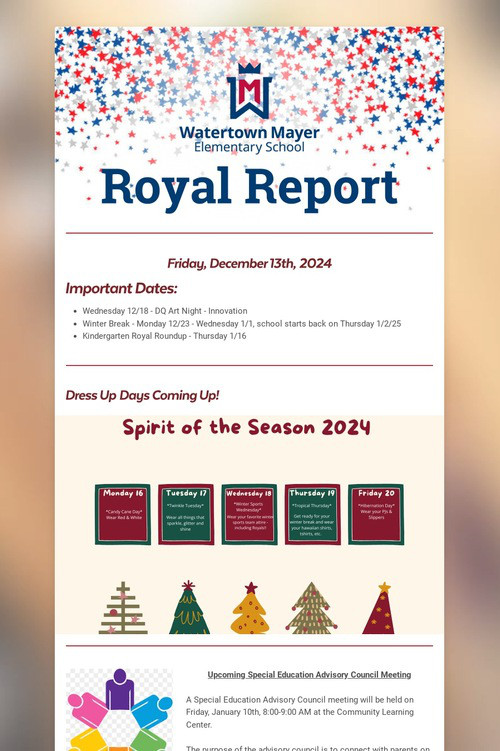 Royal Report