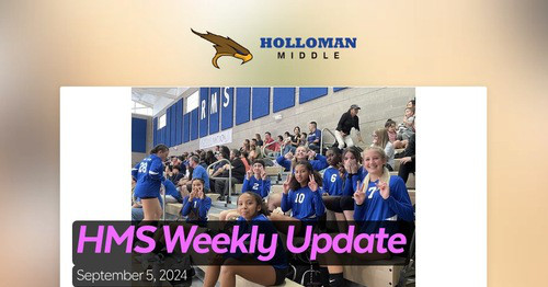 HMS Weekly Update