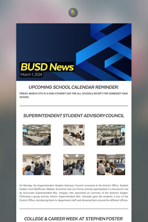 BUSD News
