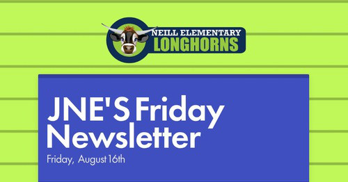 JNE'S Friday Newsletter