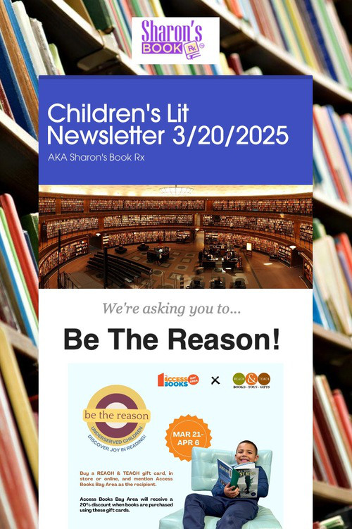 Children's Lit Newsletter 3/20/2025