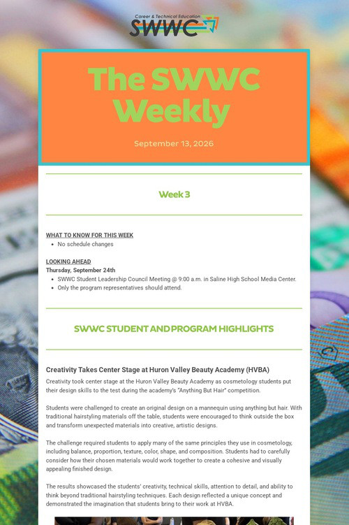 The SWWC Weekly