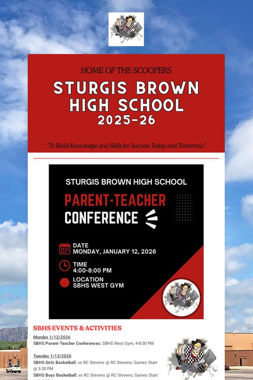 STURGIS BROWN HIGH SCHOOL