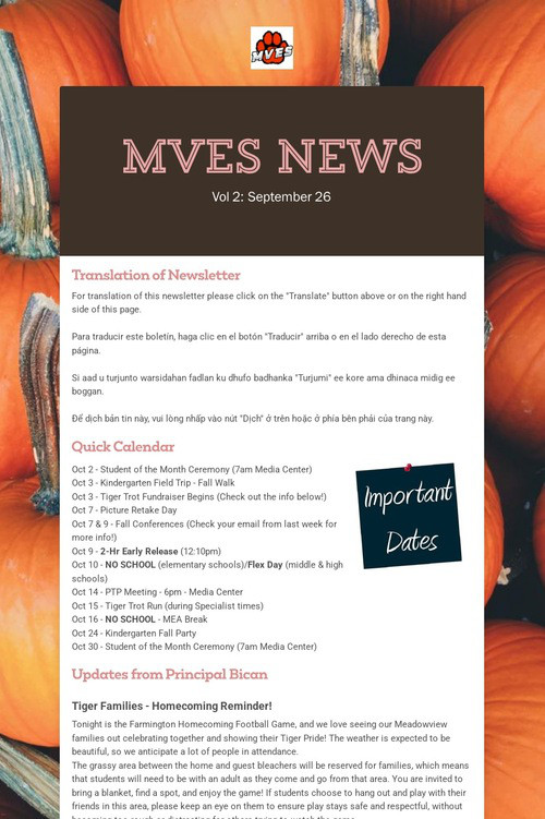 MVES News
