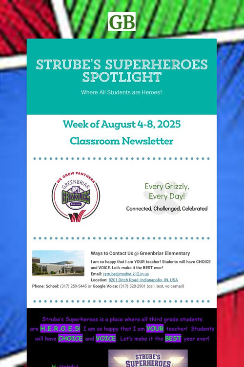 Strube's Superheroes Spotlight