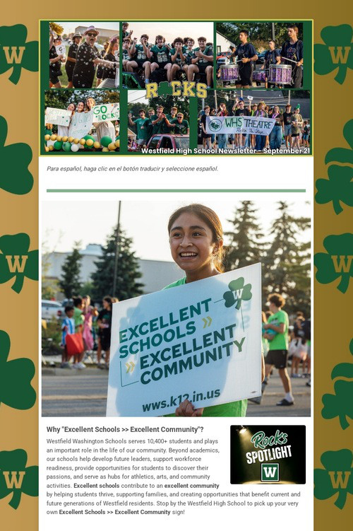 WHS Newsletter