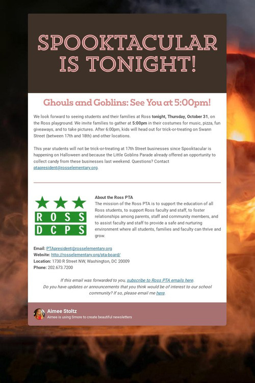 SPOOKTACULAR IS TONIGHT!