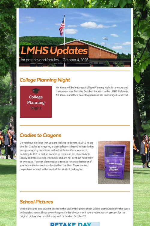 LMHS Updates
