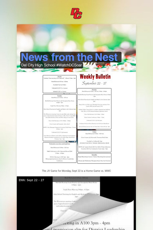 News from the Nest