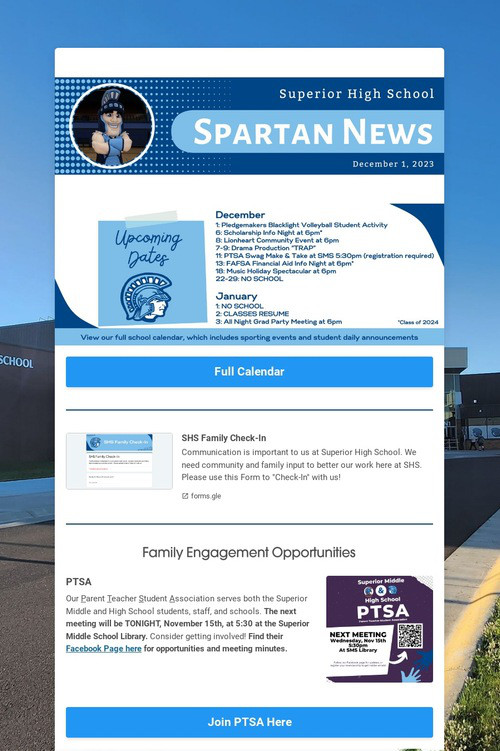 SHS Family News