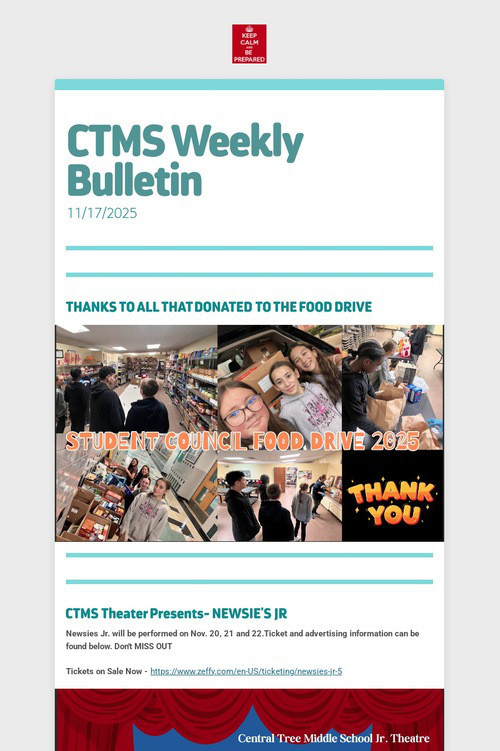 CTMS Weekly Bulletin