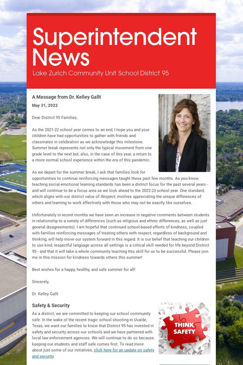 Superintendent News