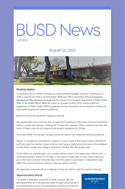BUSD News
